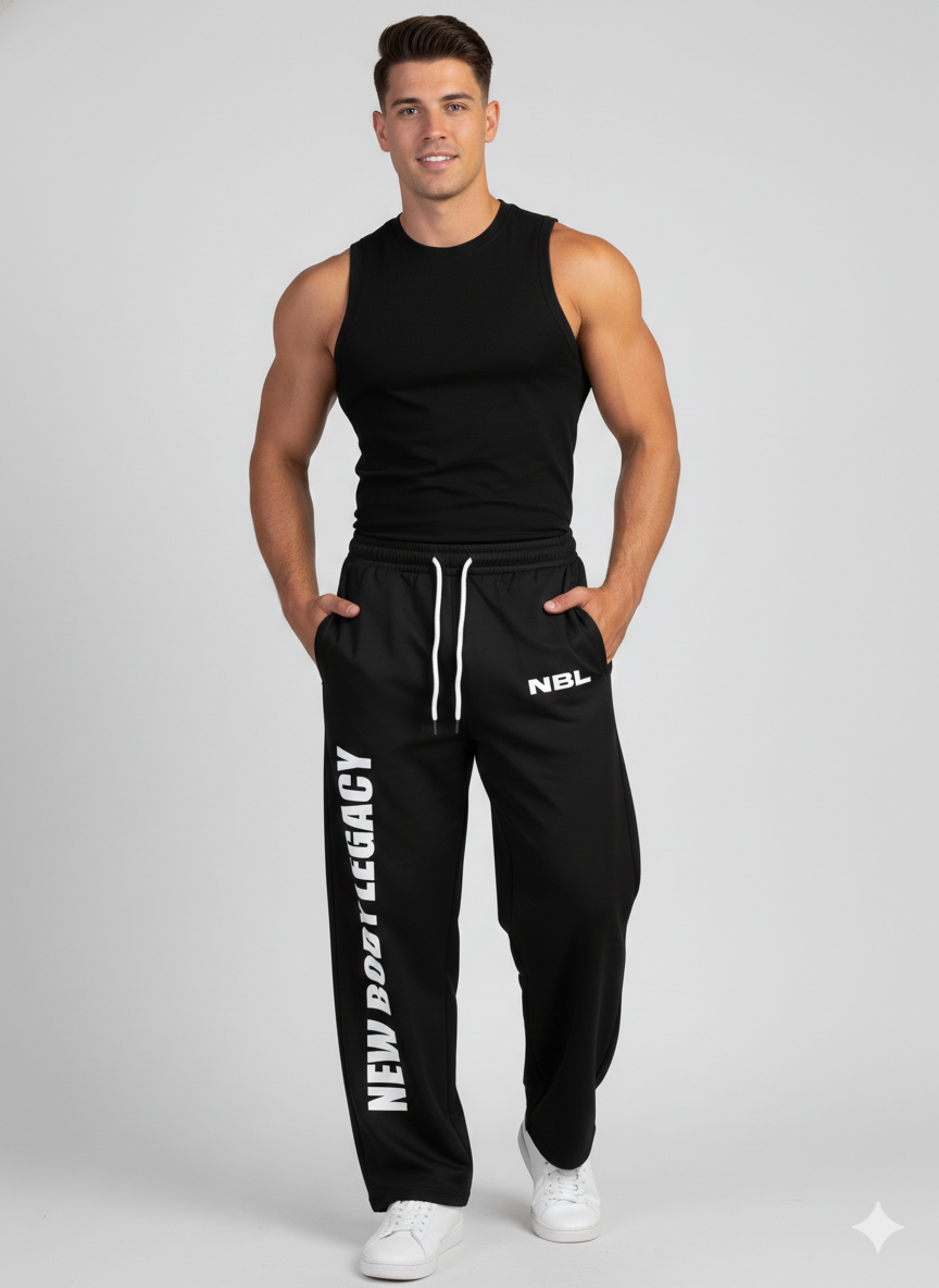 Wide-leg joggers