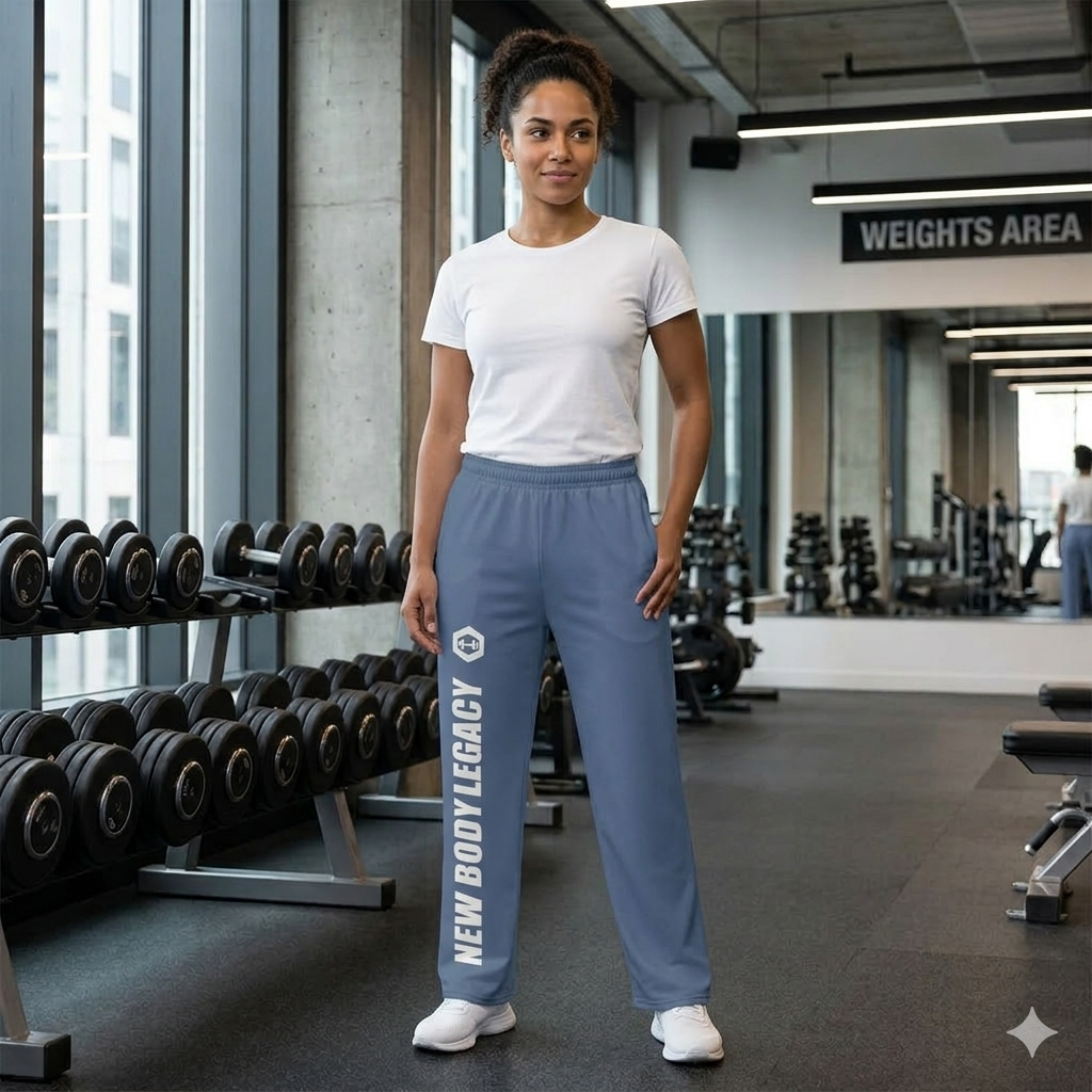 Wide-leg joggers - Blue