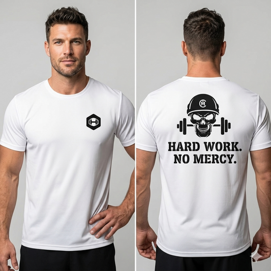 Men's athletic t-shirt - White