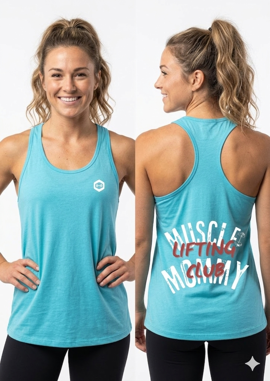 Women’s fitted racerback tank top
