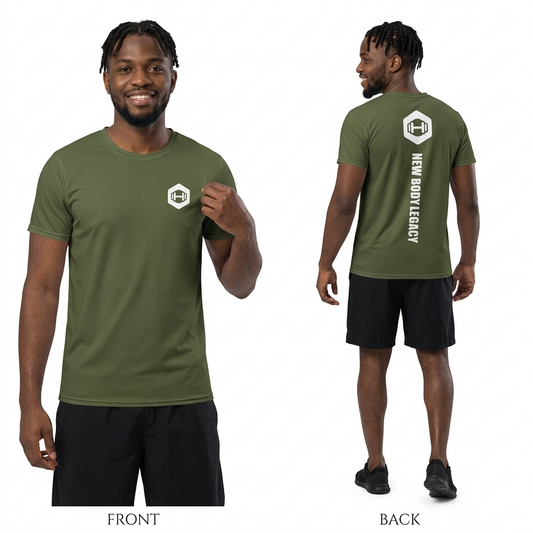 Men's athletic t-shirt - Green