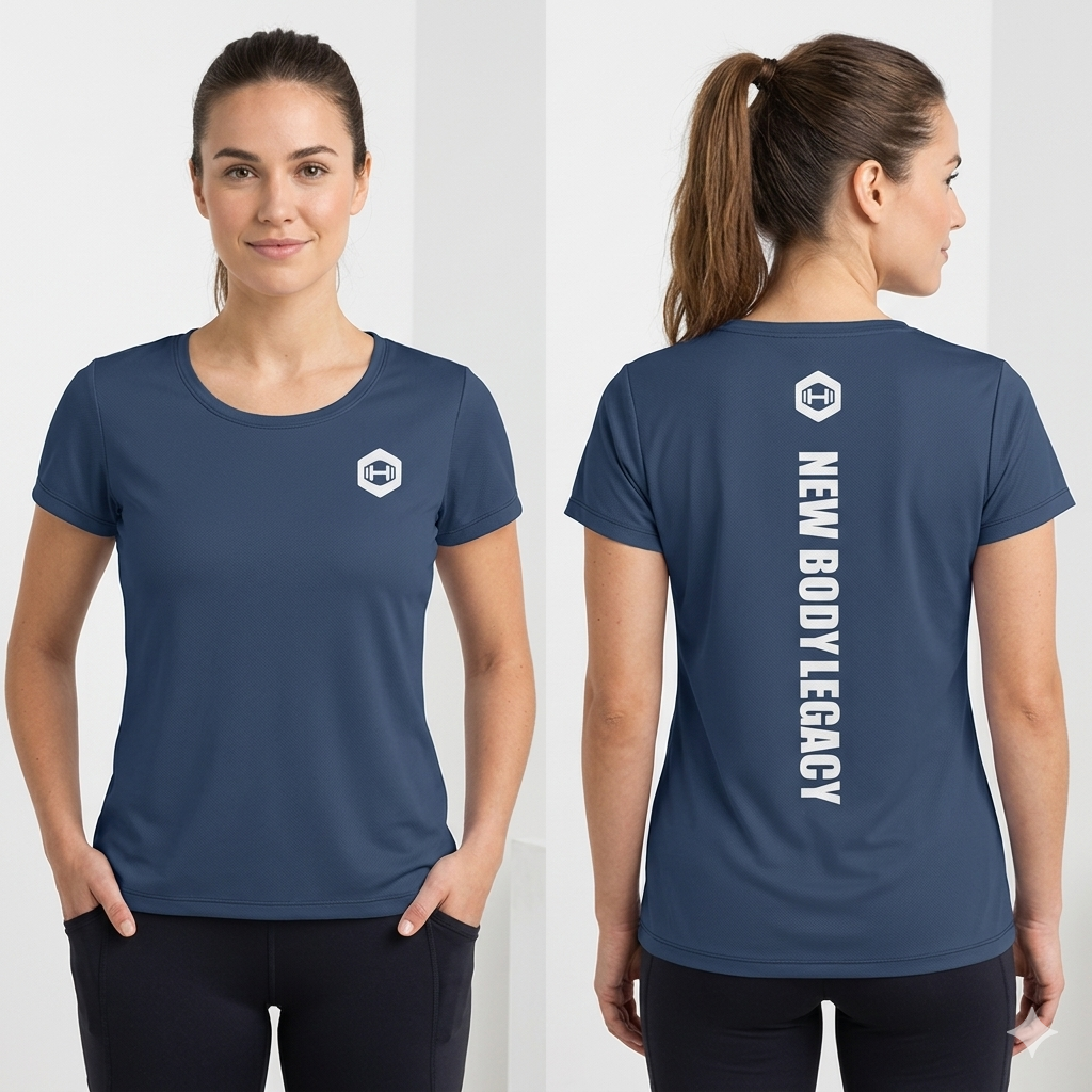 Women's athletic t-shirt - Blue