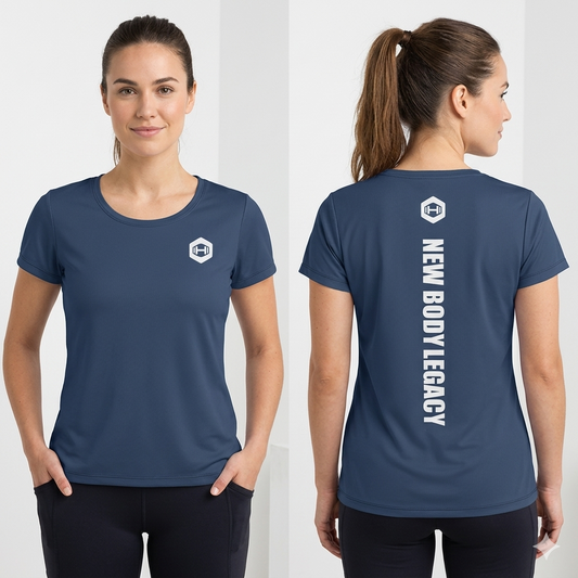 Women's athletic t-shirt - Blue
