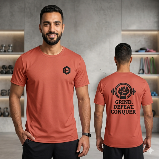 Men's athletic t-shirt - Red