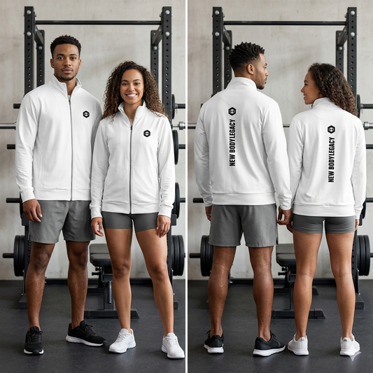 Unisex track jacket - White