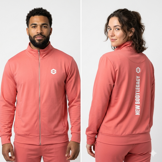 Unisex track jacket - Salmon