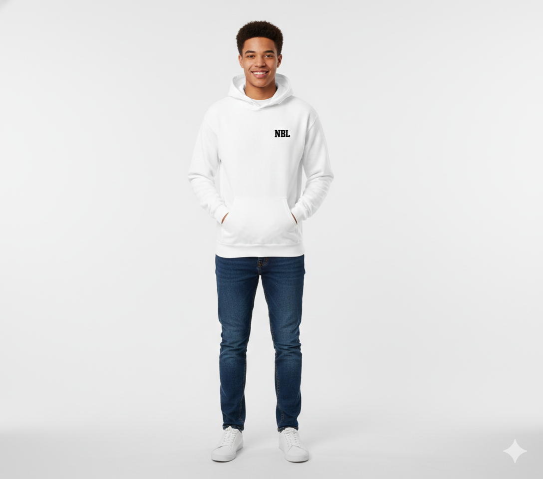 Youth heavy blend hoodie - White