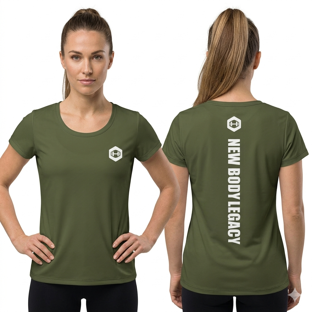 Women's athletic t-shirt - Green