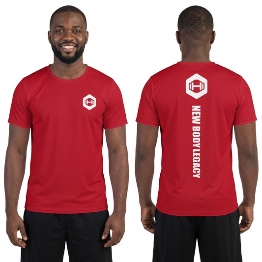Men's athletic t-shirt - Red