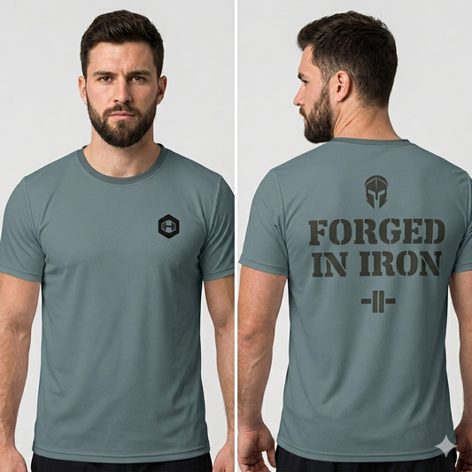 Men's athletic t-shirt - Teal