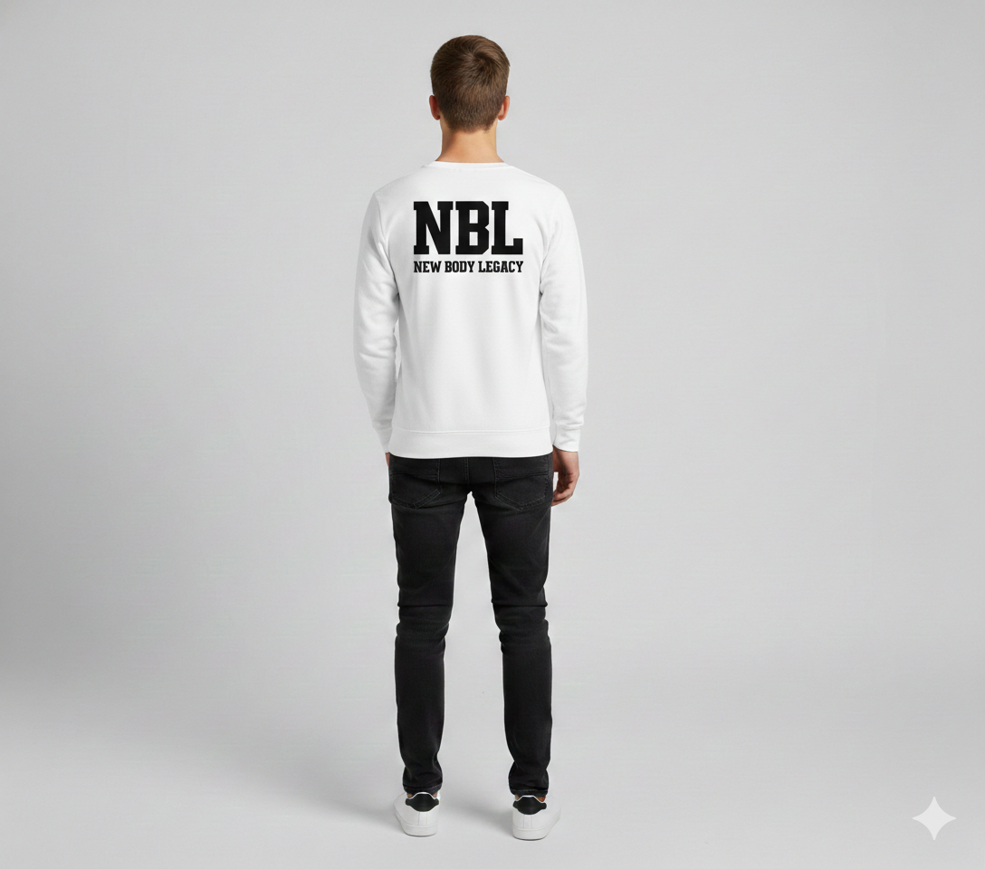 Youth crewneck sweatshirt - White