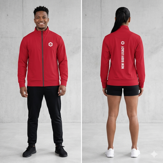 Unisex track jacket - Red