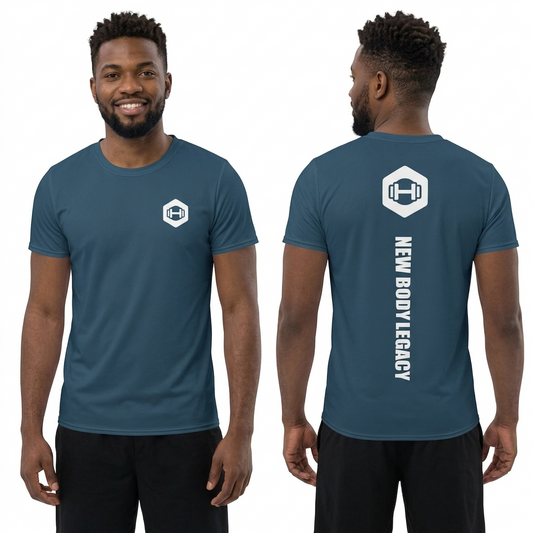 Men's athletic t-shirt - Blue