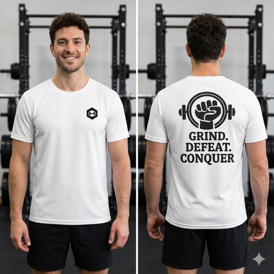 Men's athletic t-shirt - White