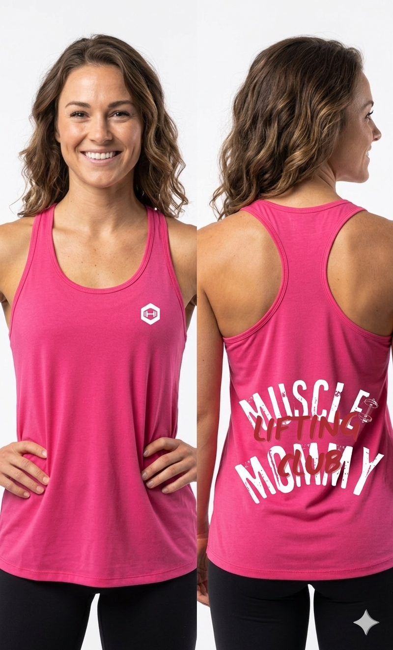 Women’s fitted racerback tank top