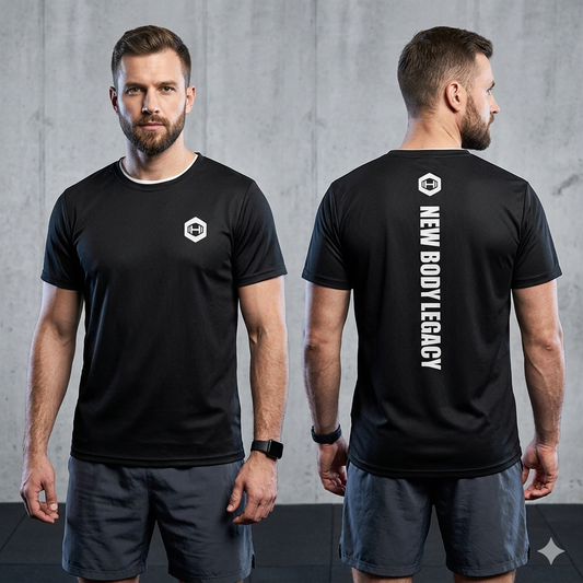 Men's athletic t-shirt - Black