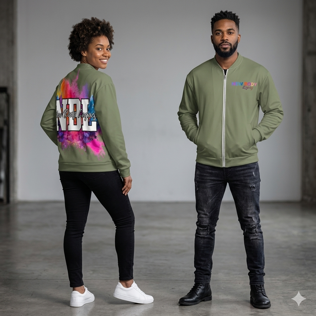 Unisex Bomber Jacket - Green