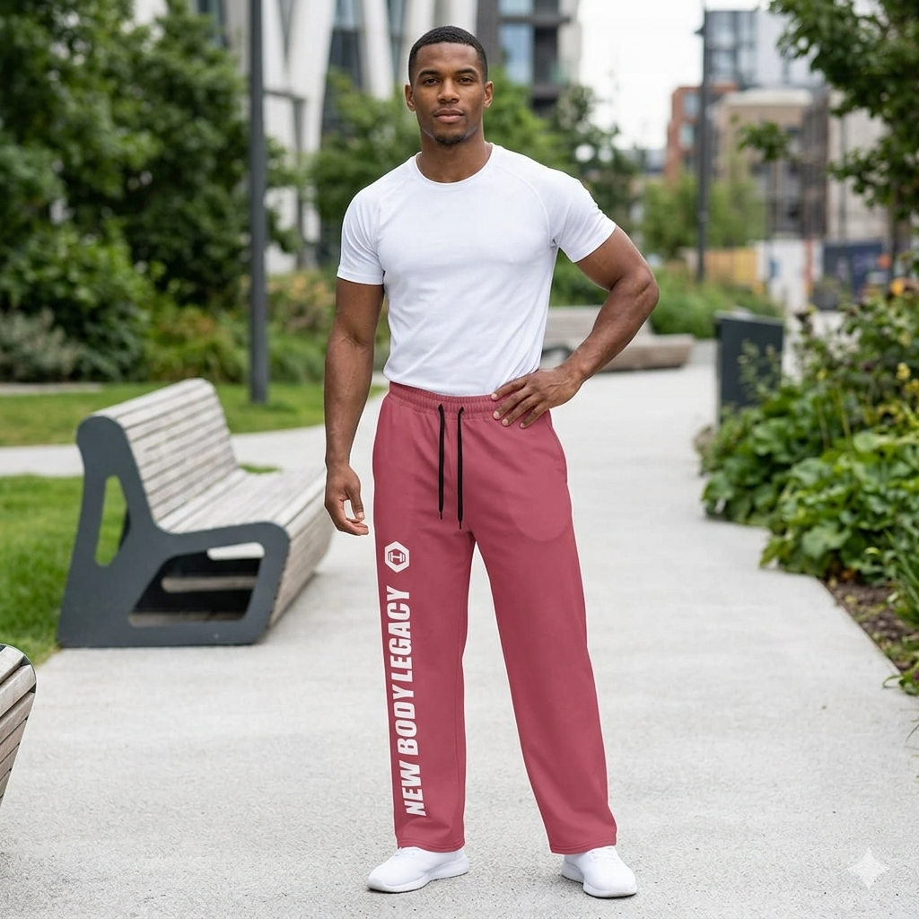 Wide-leg joggers - Pink