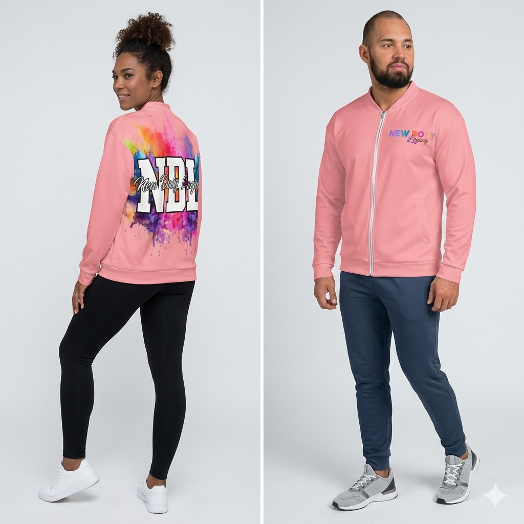 Unisex Bomber Jacket - Pink