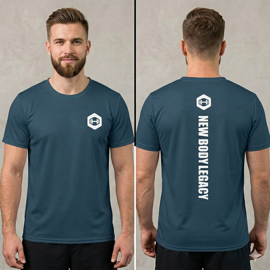 Men's athletic t-shirt - Blue