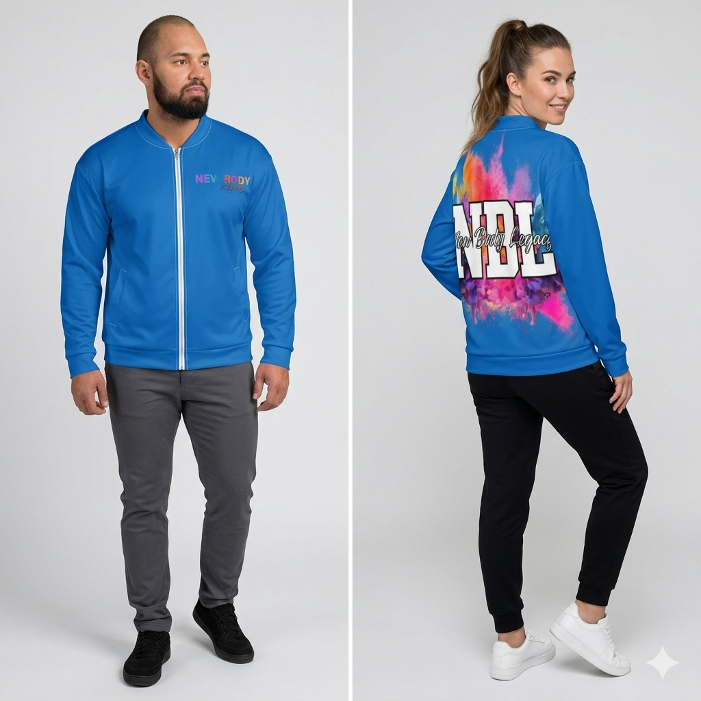 Unisex Bomber Jacket - Blue