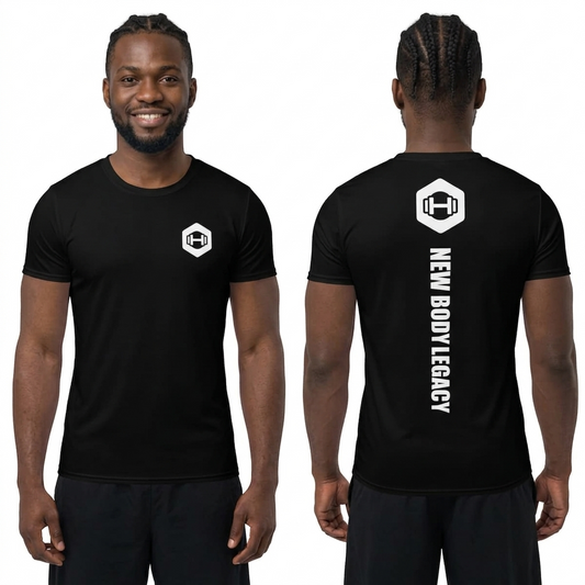 Men's athletic t-shirt - Black