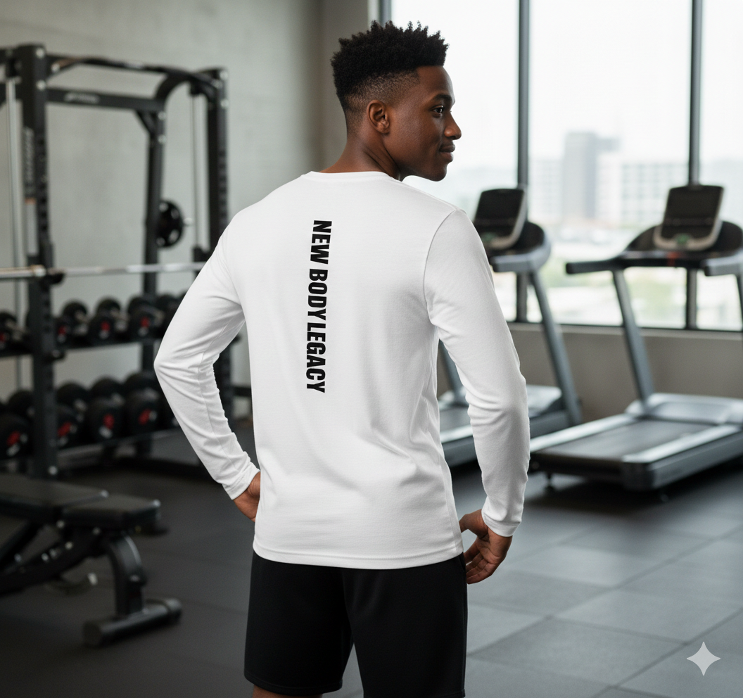 Long Sleeve Fitted Crew - Broke AF