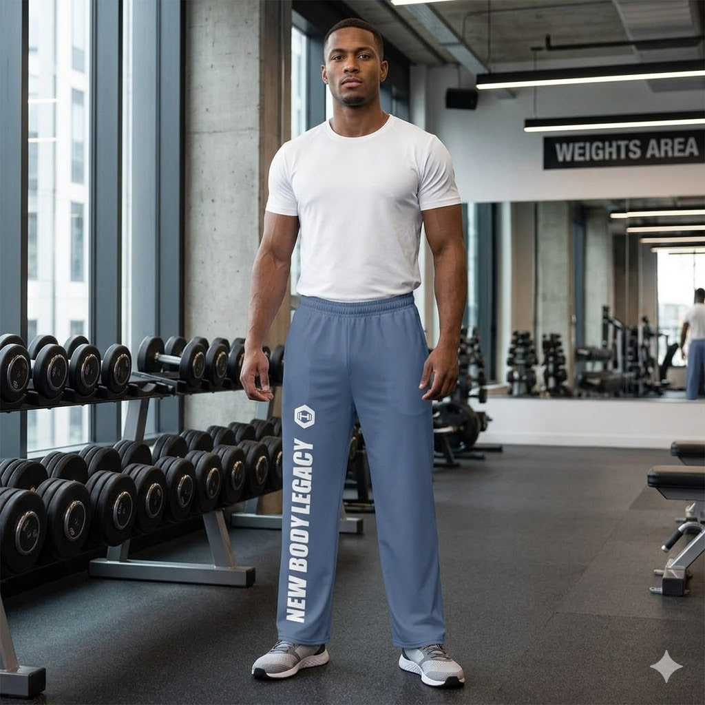 Wide-leg joggers - Blue